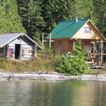 Confederation Lake Huts old and new
