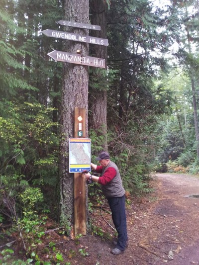 New trail signage