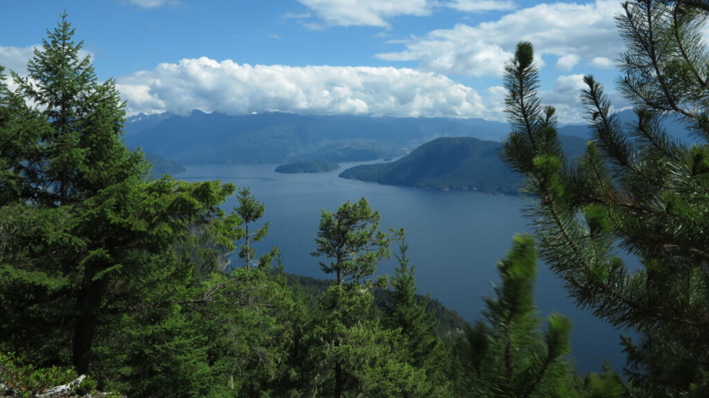 Rainy Day Lake view